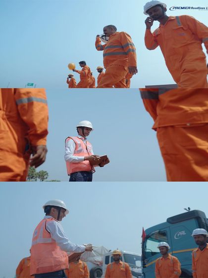 Ground-level footage capturing the team at Premier Roadlines during a logistics operation. These shots provide an authentic, behind-the-scenes look at the workforce.