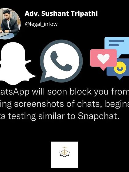 This post discusses a potential new feature where WhatsApp may block users from taking screenshots of chats. This development could significantly impact how digital evidence is collected in the future for legal cases.