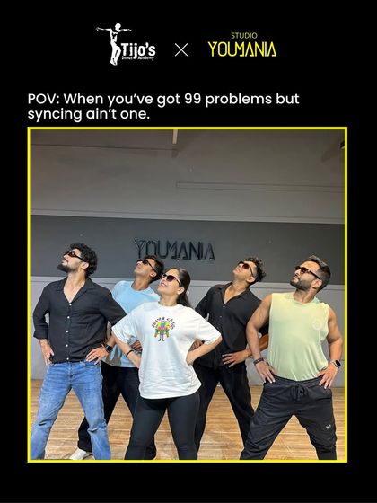 POV: When you've got 99 problems but syncing ain't one. A fun shot of our core team, perfectly in sync. This captures the fun, slightly cheeky personality of our TDA fam.