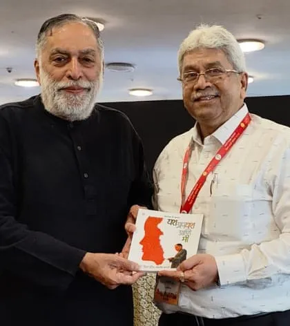 Another photo of me with a respected guest at the event. These moments of connection are what I cherish most.