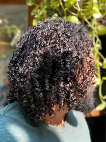 This is what I call hair goals for men. These luscious, defined curls are the result of a great haircut and a simple styling routine.