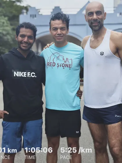 An inspiring morning run with two fantastic people, learning and sharing our experiences on fitness, performance, and nutrition. These conversations are what enrich our journey.