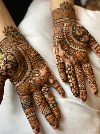 A lovely design created with a fellow artist, featuring a mix of traditional and modern elements.