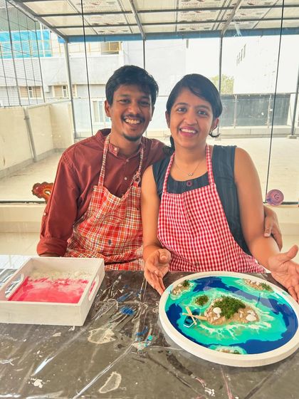 Paint Cafe Studio - Art & Craft Workshops Resin Art: Clocks, Coasters & More photo 101