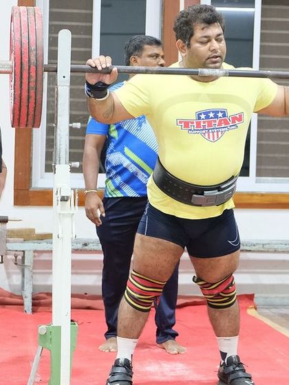 Training at a railway camp in Mumbai. The work doesn't stop, no matter where you are. Discipline is portable.