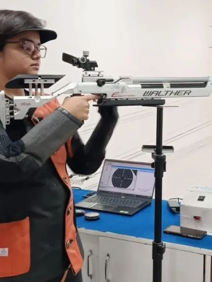 Congratulations to our shooter Joena Chakraborty on achieving the status of a "Renowned Shot" in 10m Air Rifle at the 67th National Shooting Championship in Bhopal, a well-deserved recognition of her commitment.