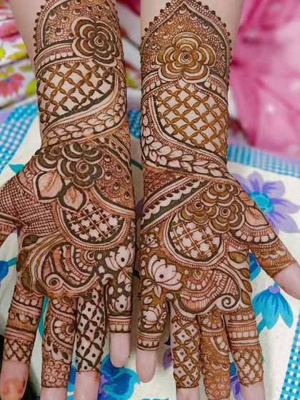 Fouzia Ahmed - Bridal Mehendi A Closer Look at the Details photo 11