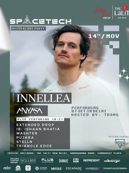 The full schedule for the Innellea closing party. It was a night of pure melodic and progressive bliss.