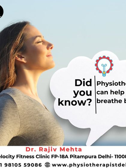 Did you know physiotherapy can help you breathe better? I use techniques like diaphragmatic breathing exercises to strengthen respiratory muscles and improve lung function.