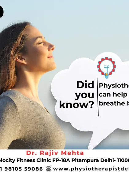 Did you know physiotherapy can help you breathe better? I use techniques like diaphragmatic breathing exercises to strengthen respiratory muscles and improve lung function.