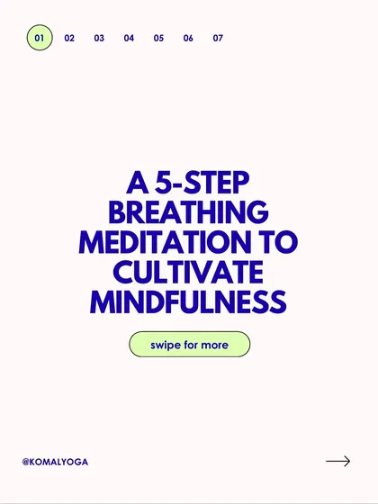 This is the introduction to a simple yet powerful 5-step breathing meditation I've designed. It's a perfect starting point for anyone new to mindfulness, offering a clear, guided path to slow down and connect with your breath.