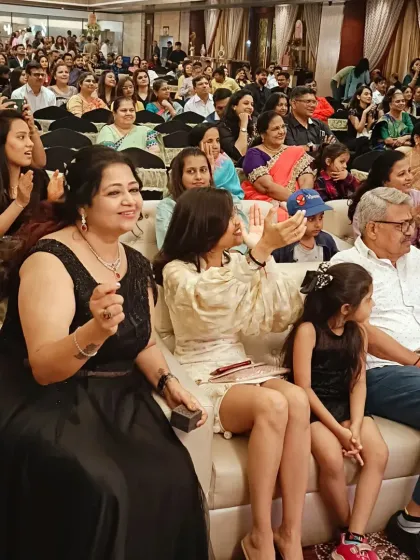 The crowd at Harsh and Rutu's Sangeet was amazing. Their energy and applause make all the planning and hosting efforts worthwhile.