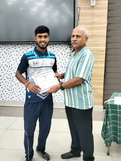 One of our coaches, Gopal Budhiraja, receiving his NIS certification. We are proud to have a team of certified and experienced coaches.