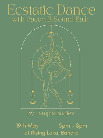 Ecstatic Dance with Cacao and a Sound Bath. A special three-hour journey combining heart-opening cacao, intuitive movement, and a meditative sound bath to close.