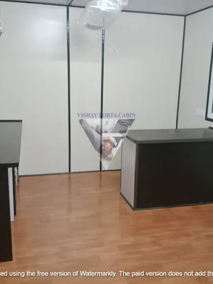 This is a look inside a typical office setup I provide. It features clean, simple interiors with wood-finish flooring, multiple workstations, and a reception desk. The space is well-lit, practical, and ready for your team to start working immediately.