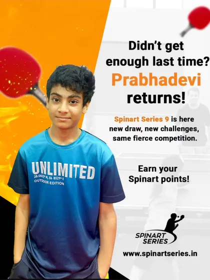 Prabhadevi returns. If you missed out last time, here's your chance to compete in Spinart Series 9 with a new draw and the same fierce competition.
