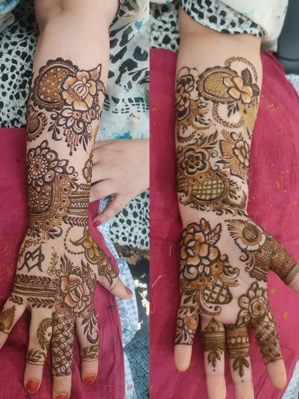 Shaikh Yasmeen - Bridal Mehendi Intricate Floral & Paisley Designs photo 70