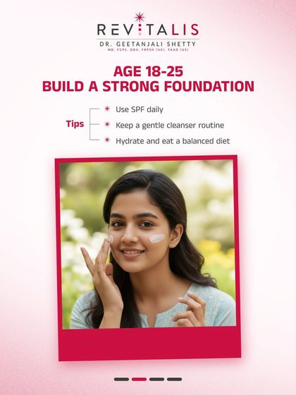 Age 18-25: Build a Strong Foundation. The most important habits to build in your youth are using SPF daily, maintaining a gentle cleansing routine, and staying hydrated.