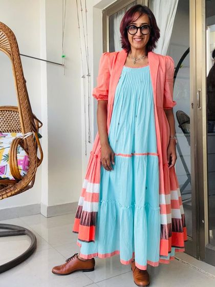 Another shot of this beautiful tiered dress. I love finding unique pieces from local designers on my travels.