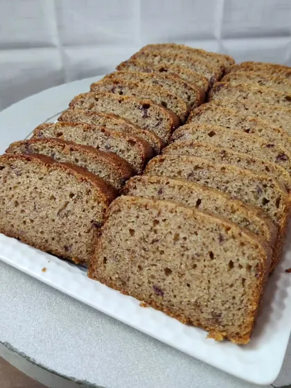 For a healthier option, I make this Zero Sugar Dates Rawa Cake. It's naturally sweetened with dates and has a wholesome, satisfying flavor without any added sugar.