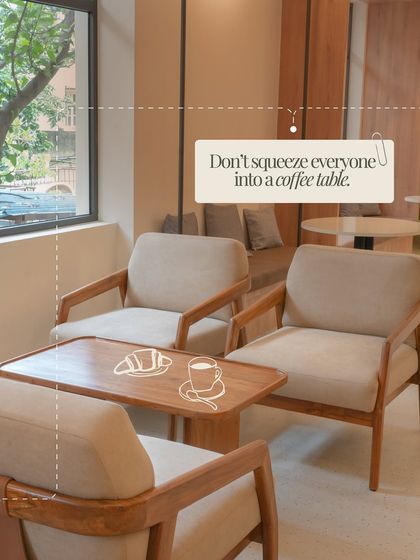 Don't squeeze everyone around a small coffee table. Our dedicated meeting spaces provide the room and comfort your team needs.