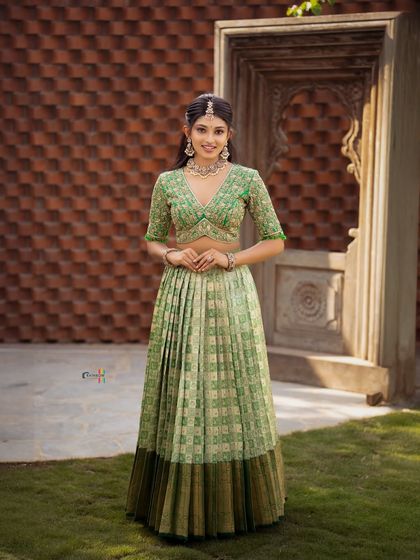 Maya Designer Studio - Custom Bridal & Occasion Wear Modern Half Sarees (Langa Voni) photo 3