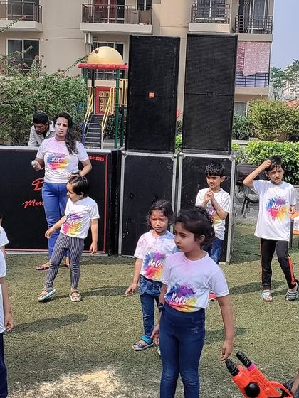 Our instructors and students enjoying the Holi celebrations. We are more than a studio, we are a community that celebrates together.