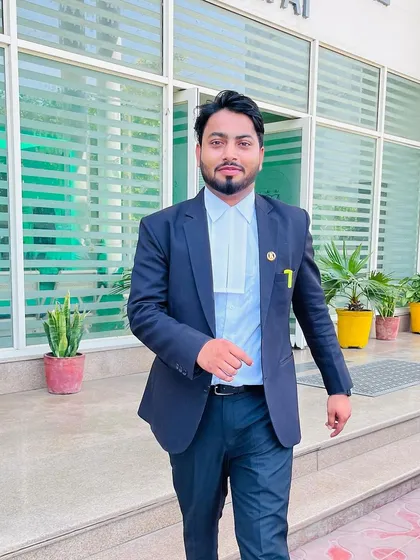 A focused shot at the Sonipat District Court. I bring the same level of energy and preparation to every court I practice in.