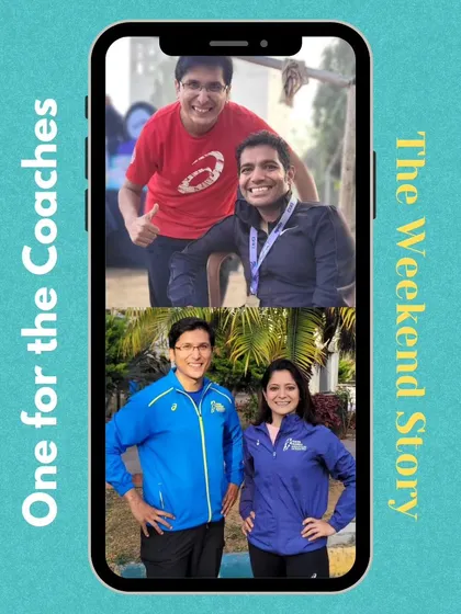 A weekend story dedicated to the coaches. It's humbling to see the effort my runners put in, not just in their own training, but in supporting their coaches and fellow teammates.