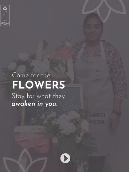 Come for the flowers, but stay for what they awaken in you. My workshops are a journey of self-discovery through the beauty of nature.