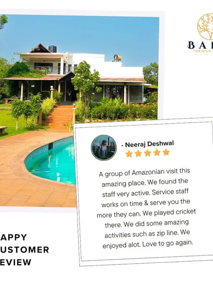 This review from a corporate group mentions my active staff and the fun they had with activities like cricket and zip-lining. I am happy to host corporate teams as well as school groups.