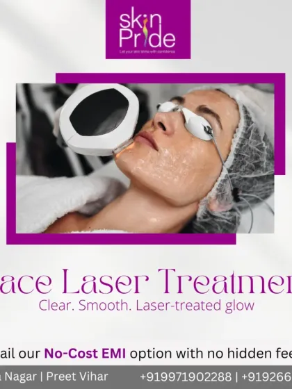 Our face laser treatments are designed to give you a clear, smooth, and glowing complexion by targeting issues like pigmentation and uneven skin tone.