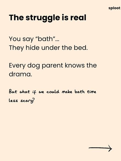 You say "bath," and they hide under the bed. It's a classic dog parent drama. But what if we could make bath time less scary for everyone involved?