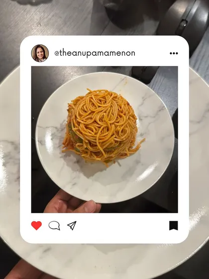 Even pasta can be part of a healthy diet. It's all about portion control and what you pair it with.