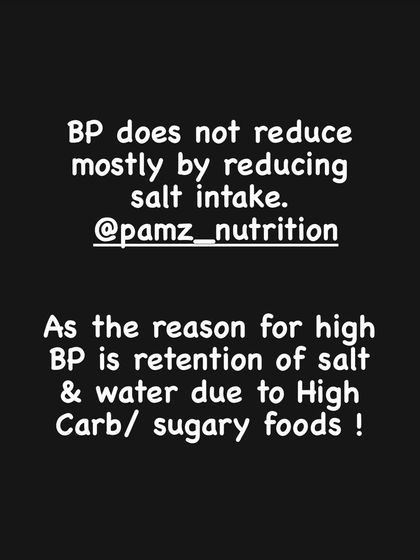 A common misconception about high blood pressure is that simply reducing salt is the solution. The primary driver is often high retention of salt and water caused by a diet rich in sugary and high-carb foods.