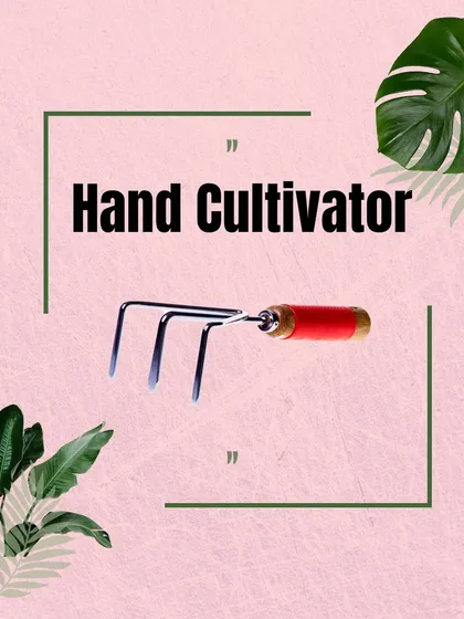 A hand cultivator is a great tool for loosening soil and removing weeds in tight spaces. It helps aerate the soil around your plants, improving water and nutrient absorption.