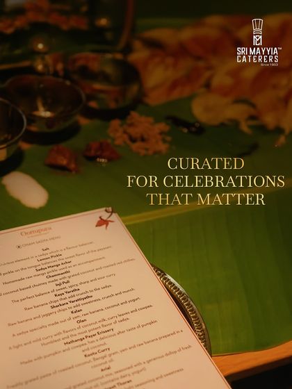 Sri Mayyia Caterers - Vegetarian Event Catering The Signature Banana Leaf Feast photo 13
