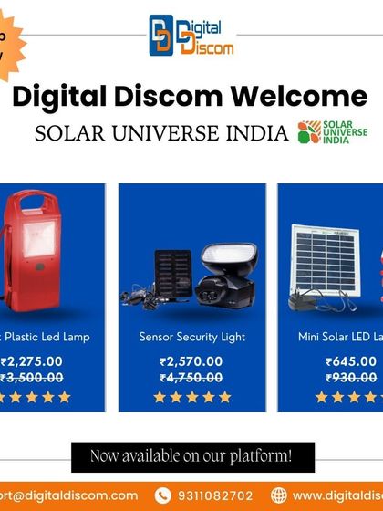 Solar Universe India offers a variety of affordable solar lighting solutions. You can find black plastic LED lamps, sensor security lights, and mini solar LED lanterns on our platform.