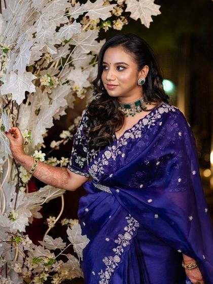 Swarna Nagaraj - Bridal Makeup & Hairstyling Modern Reception & Sangeet Glam photo 11