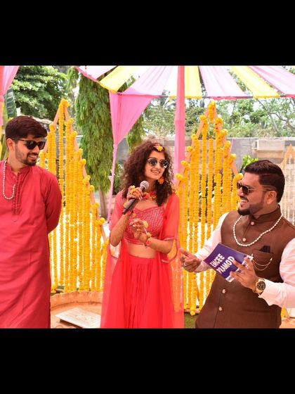 Emcee Pramod - Wedding Emcee & Host Vibrant Haldi & Mehendi Ceremonies photo 21