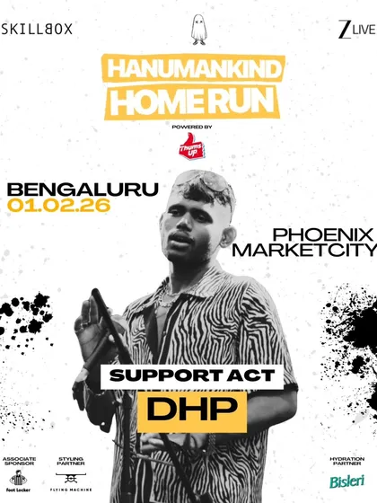 Announcing DHP as a supporting artist for the Hanumankind show in Bengaluru.