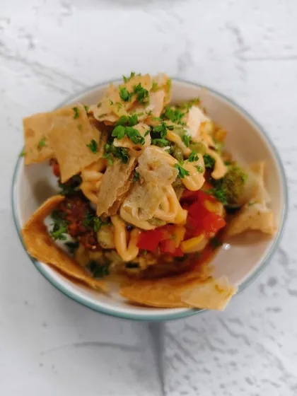 A riot of colors, flavors, and crunch. This deconstructed chaat bowl is perfect for when you want your meal to be as Instagrammable as it is tasty.