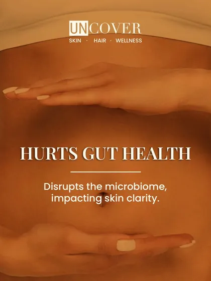Your diet directly impacts your skin and body. Excess sugar can disrupt gut health and break down collagen, leading to faster aging and skin issues. Reducing sugar is a simple step towards better overall health.
