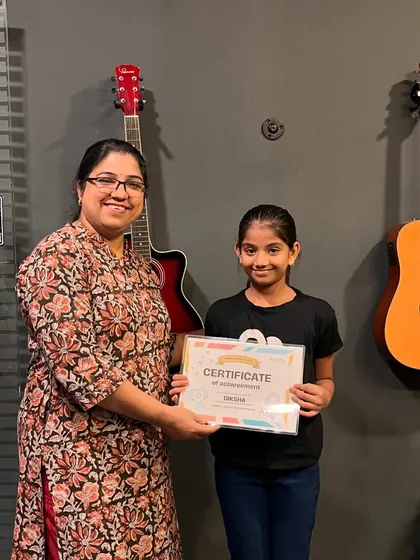 Celebrating Diksha's achievement! Her passion and effort shone through in our workshop, and it's a joy to see our students grow and succeed.