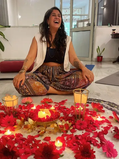 The laughter and light in this photo capture the magical energy of our women's circle. It's a space for healing, understanding, and growth.