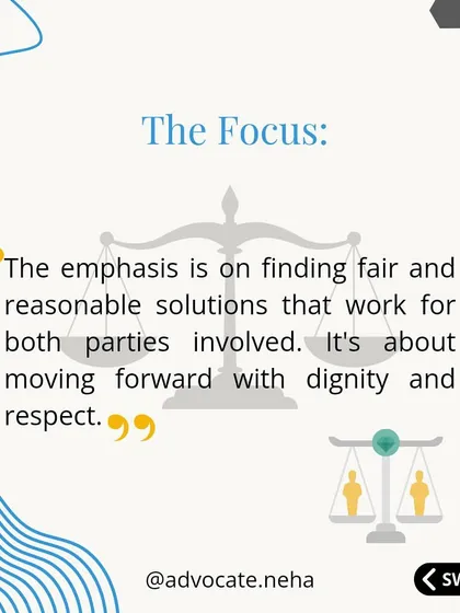 The focus of any separation should be on finding fair and reasonable solutions for both parties. It is about moving forward with dignity and respect.