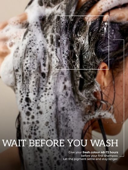 A crucial tip for color longevity: wait 48-72 hours before the first shampoo to allow the pigment to fully settle into the hair cuticle.