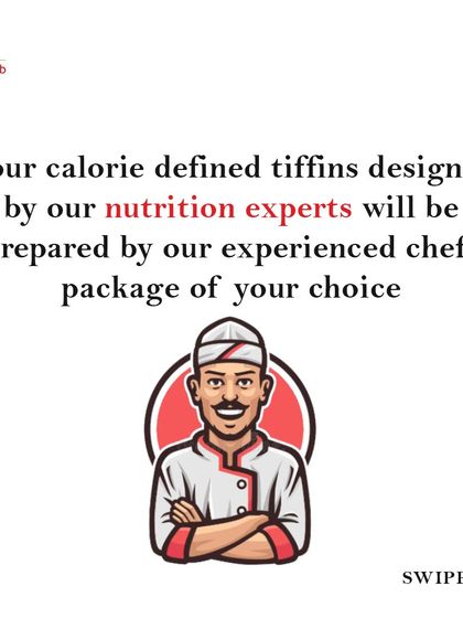 Step 3 of our process: Your calorie-defined tiffins, designed by our nutrition experts, will be prepared by our experienced chefs.