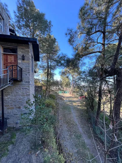 The existing site and view before our intervention. This image serves as a starting point, capturing the natural beauty and context that our new architectural design will respond to and enhance.