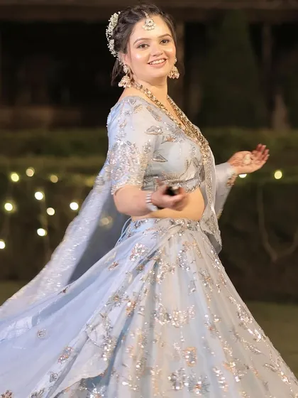 Another happy twirl. This party look is all about feeling beautiful and confident.